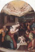 unknow artist THe adoration of  the shepherds France oil painting art